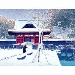 New La neige par les grands maîtres de l'estampe japonaise Livres D'Art