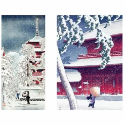 New La neige par les grands maîtres de l'estampe japonaise Livres D'Art