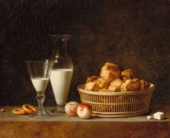 La Petite collation (ou carafe d'orgeat) (panneaux acryliques)