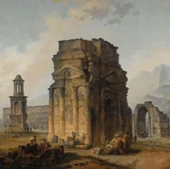 L'Arc de Triomphe et le théatre d'Orange (panneaux aluminium)