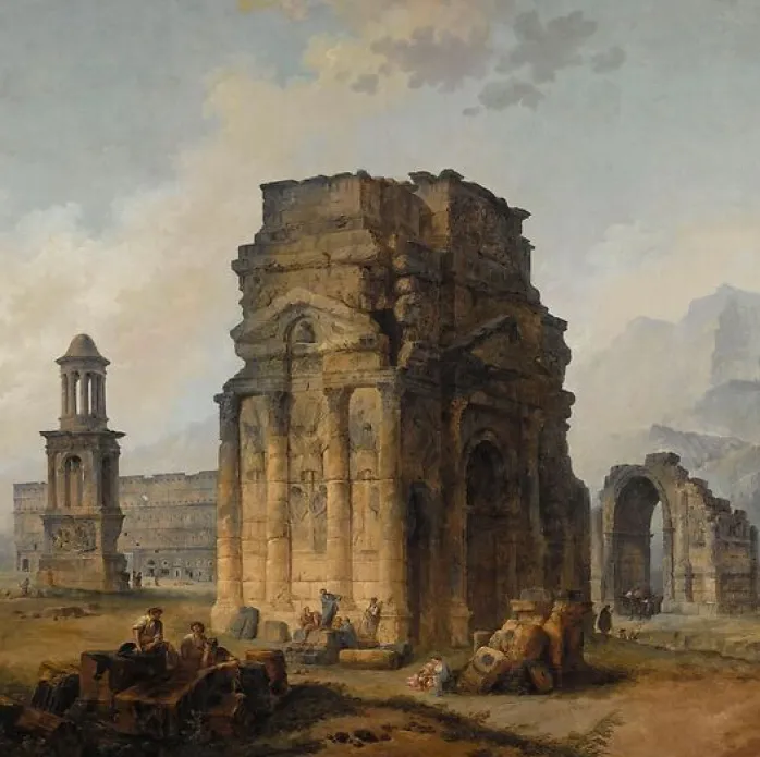 L'Arc de Triomphe et le théatre d'Orange (panneaux aluminium)
