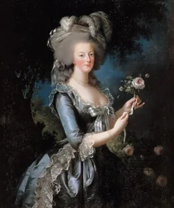La reine Marie-Antoinette dit "à la Rose" (1755-1793) (affiches d'art encadrées)