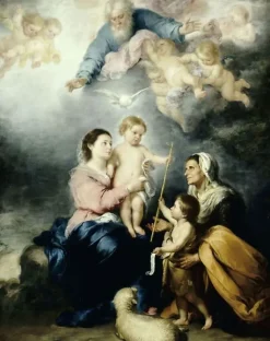 La Sainte Famille, dite la Vierge de Séville (panneaux aluminium)