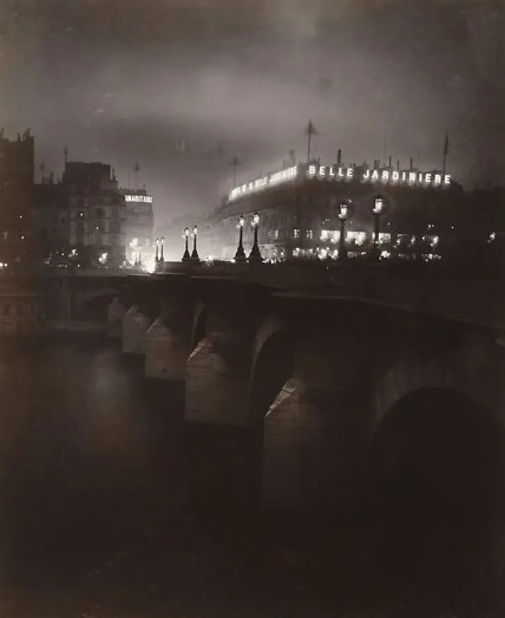 La Samaritaine et Belle Jardinière, magasins de confection, dans la nuit (panneaux acryliques) Panneaux Acryliques