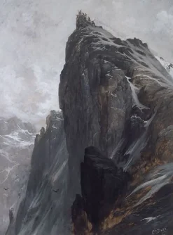 L'Ascension du Mont Cervin (affiches d'art encadrées)