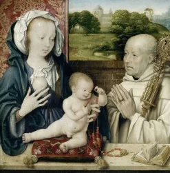 La Vierge et l'Enfant avec Saint Bernard (toiles sans cadre)