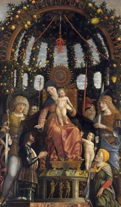 La Vierge et l'Enfant dite Vierge de la Victoire (panneaux acryliques)