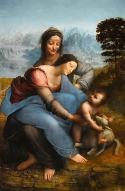 La Vierge, l'Enfant Jésus et Sainte Anne (affiches d'art)