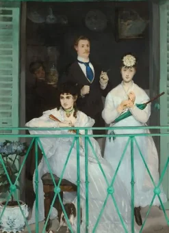 Le balcon (affiches d'art encadrées)