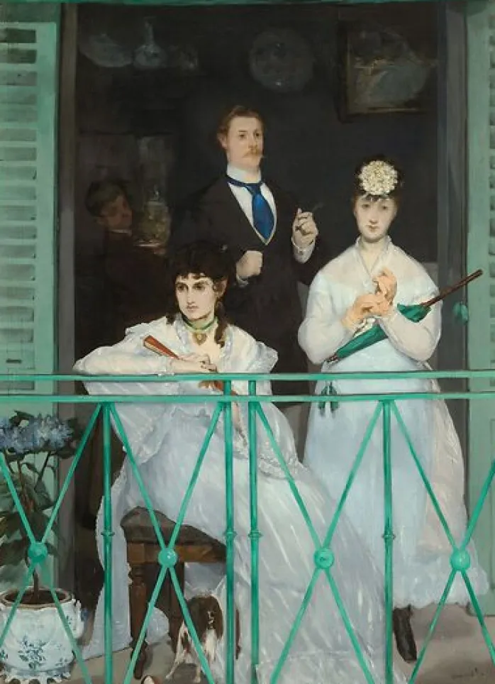Le balcon (affiches d'art encadrées)