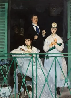 Le Balcon (détail) (affiches d'art encadrées)
