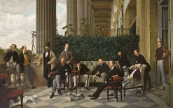 Hot Le Cercle de la rue Royale (détail), 1866 (panneaux aluminium) Panneaux Aluminium|Toiles Sur Châssis