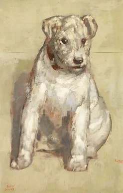 Le chien Betty (toiles sans cadre)