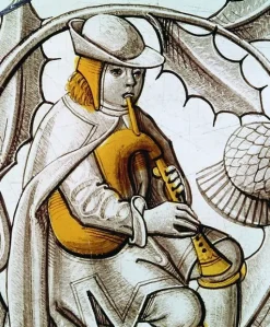 Le joueur de cornemuse (ou chevrette) (toiles encadrées)