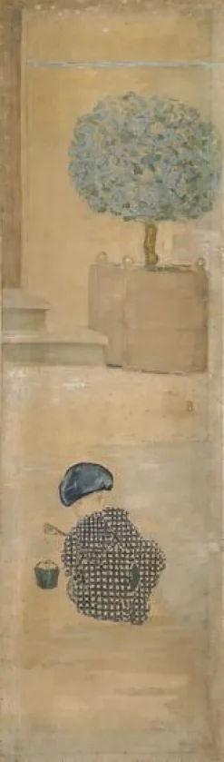 L'enfant au pâté de sable (toiles sans cadre)