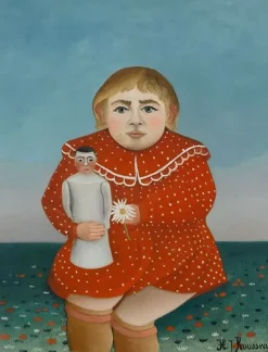 L'enfant à la poupée (toiles sur châssis)
