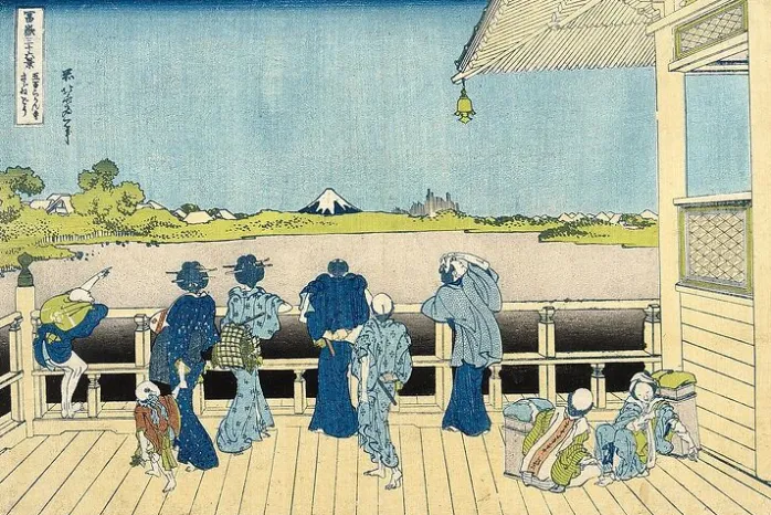 Le Pavillon Sazai du temple des cinq cents rakan (panneaux aluminium)