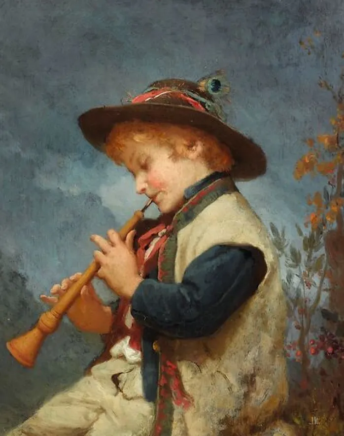 Le petit Pifferaro (panneaux acryliques)
