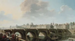 Hot Le pont Neuf et la Samaritaine, à Paris (toiles sans cadre) Toiles Sans Cadre|Panneaux Aluminium