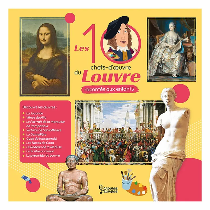 Best Les 10 chefs-d'œuvre du Louvre racontés aux enfants Livres Jeunesse