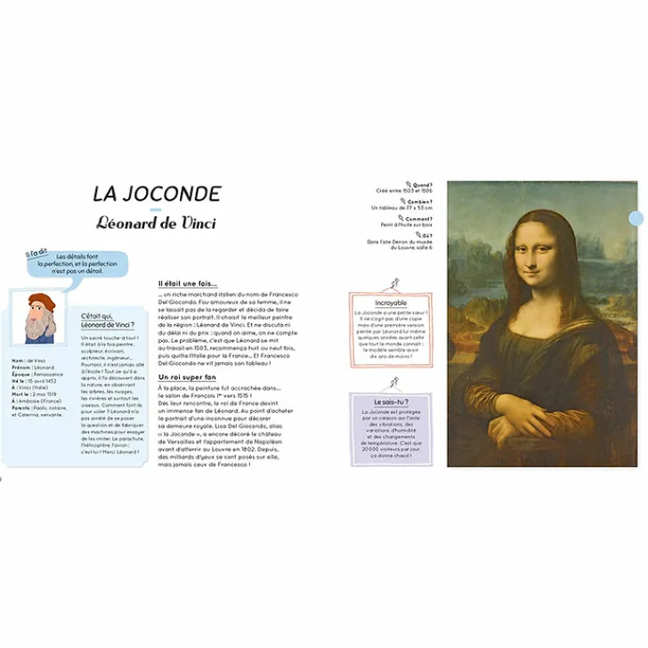 Best Les 10 chefs-d'œuvre du Louvre racontés aux enfants Livres Jeunesse