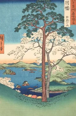 Les collines d’Inaba, Série des Lieux célèbres des soixante et autres provinces (panneaux acryliques)