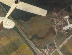 Les Grandes Manoeuvres vues d’un aéroplane (affiches d'art encadrées)