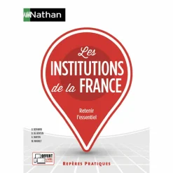 Sale Les institutions de la France - Repères pratiques N° 7 - 2020 Constitution, Institutions Et Droit