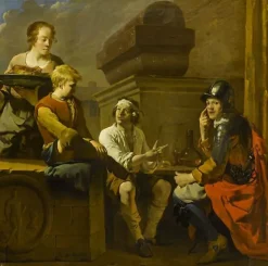 Les joueurs de morra (toiles sans cadre)