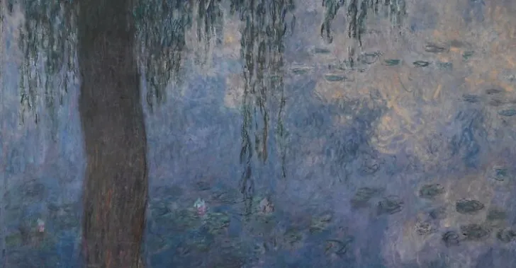 Discount Les Nymphéas : Le Matin aux Saules (toiles encadrées) Toiles Encadrées|Affiches D'Art Encadrées
