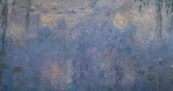 Les Nymphéas : Le Matin aux Saules (panneaux aluminium)