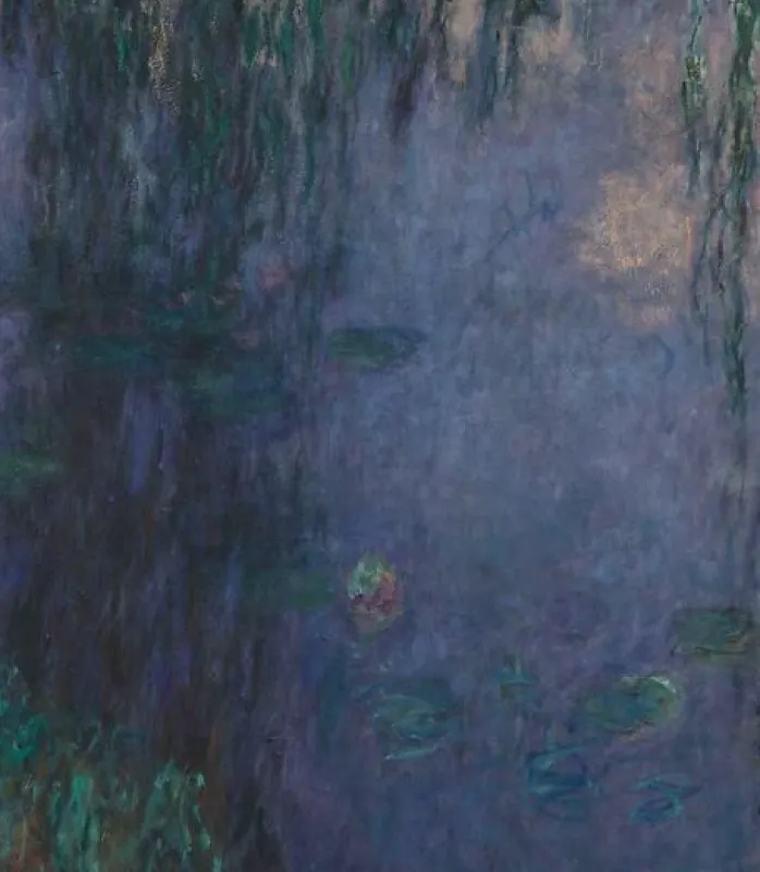 Les Nymphéas : Le Matin aux Saules (panneaux aluminium)