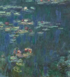 Les Nymphéas : Reflets verts (affiches d'art)