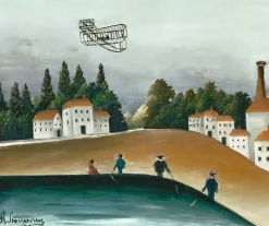 Les Pêcheurs à la ligne (panneaux acryliques)
