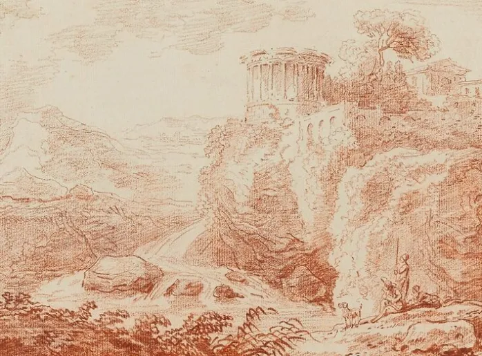Le temple de la Sibylle (toiles encadrées)