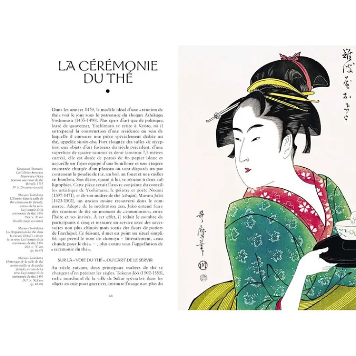 Le Thé par les grands maîtres de l'estampe japonaise Livres D'Art
