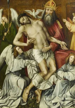 Discount Le Trône de Grâce ou la Sainte Trinité avec Dieu le fils soutenu par Dieu le Père (toiles sans cadre) Toiles Sans Cadre|Affiches D'Art Encadrées