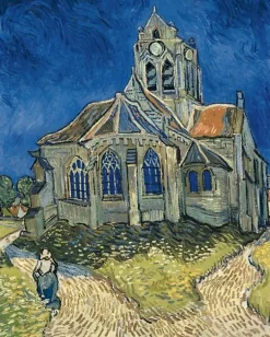 L'église d'Auvers-sur-Oise (panneaux acryliques)