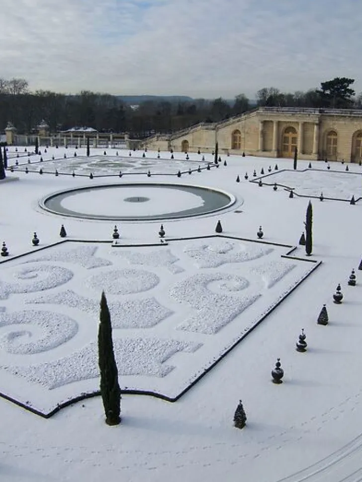 New L'Orangerie du château de Versailles sous la neige en janvier 2009 (panneaux aluminium) Panneaux Aluminium|Toiles Sur Châssis