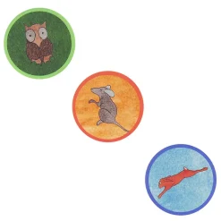 Discount Lot de 3 badges Léopold Chauveau - Animaux Loisirs Créatifs|Habits Et Accessoires