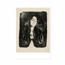 Lot de 10 cartes postales Edvard Munch. Un poème de vie, d'amour et de mort - 14 x 22 cm Cartes Et Marques Pages