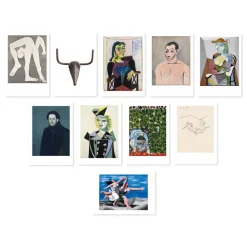 Lot de 10 cartes postales - Picasso Célébration 1973-2023 - 14 x 20 cm