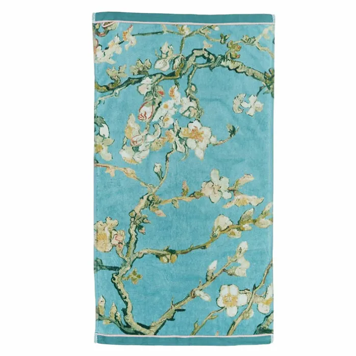 Lot de 3 Serviettes de toilette 55x100 cm - Vincent van Gogh - Amandier en fleurs - Beddinghouse x Van Gogh Museum Amsterdam®