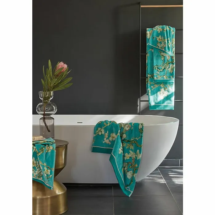 Lot de 3 Serviettes de toilette 55x100 cm - Vincent van Gogh - Amandier en fleurs - Beddinghouse x Van Gogh Museum Amsterdam®