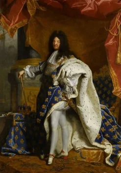 Outlet Louis XIV, roi de France, portrait en pied en costume royal (panneaux aluminium) Panneaux Aluminium|Toiles Encadrées