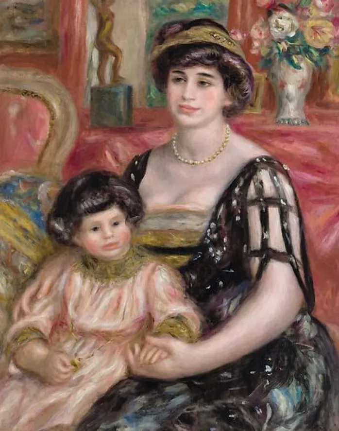 Madame Josse Bernheim-Jeune et son fils Henry (panneaux acryliques)