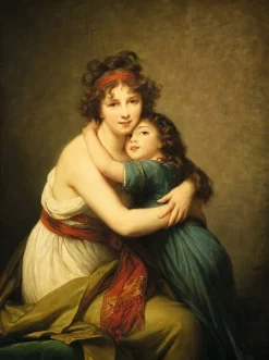 Clearance Madame Vigèe-Le Brun et sa fille, Jeanne-Lucie, dite Julie (toiles encadrées) Toiles Encadrées|Toiles Sur Châssis