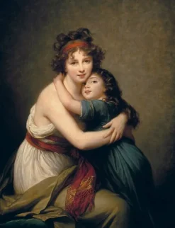 Clearance Madame Vigée-Le Brun et sa fille, Jeanne-Lucie, dite Julie (1780-1819) (panneaux aluminium) Panneaux Aluminium|Toiles Encadrées