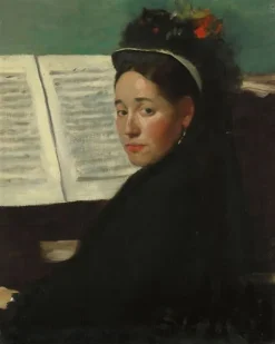 Mademoiselle Dihau au piano (panneaux acryliques)