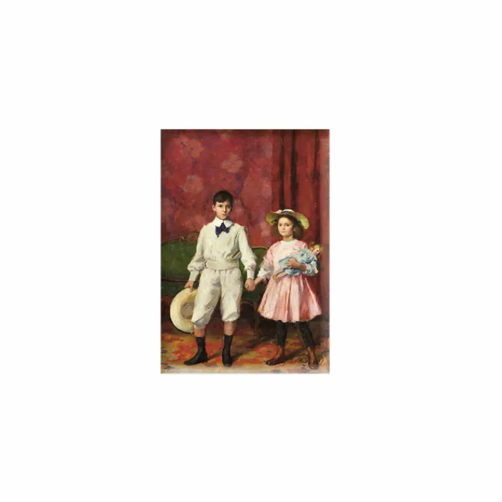 Discount Magnet André Devambez - Deux enfants, 1914 Magnets